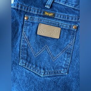 Vintage Wrangler blue denim 34x32
